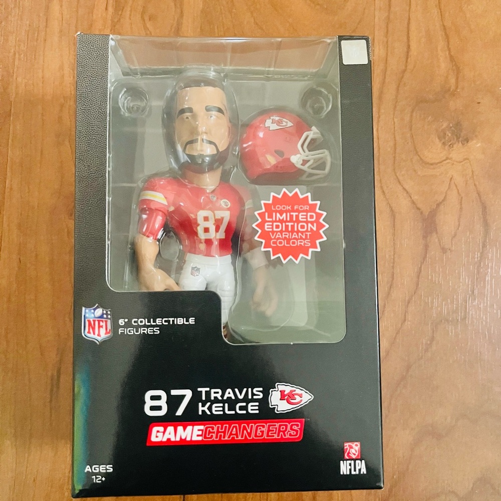 NFL Game Changers Travis Kelce Figure - Red